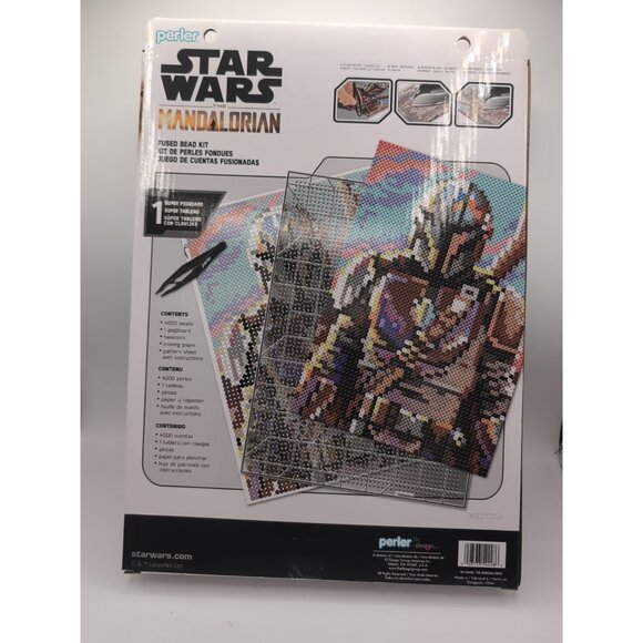Star Wars "The Mandalorian" Perler bead kit - 4004pc - Picture 2 of 2